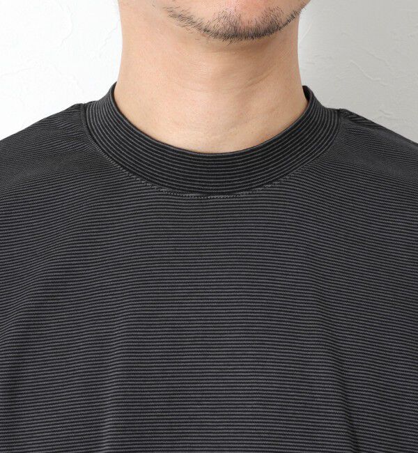 NOLLEY'S goodman「《ビジカジ対応》セミシルケットスムース ボーダードレスTシャツ 25SS」|Tシャツ・カットソー|