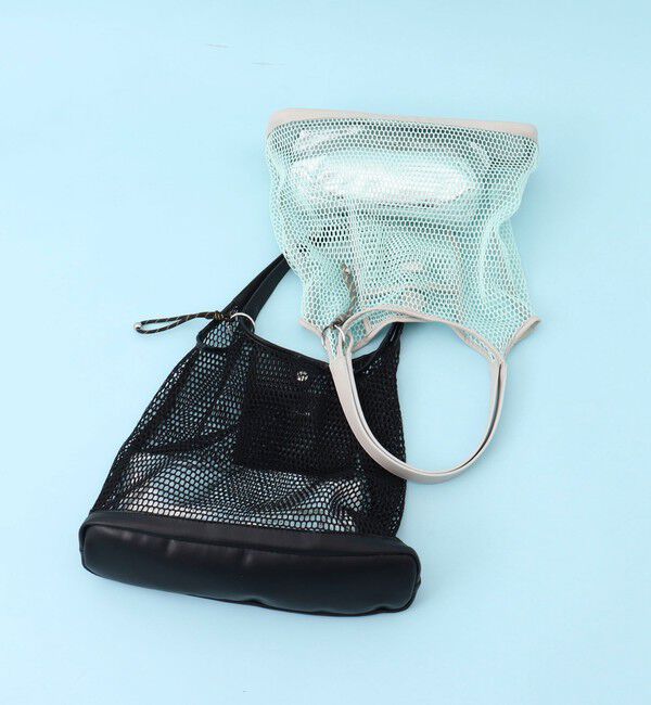 NOLLEY'S「メッシュトート（ポーチ・チャーム付）」|ショルダー・メッセンジャー|