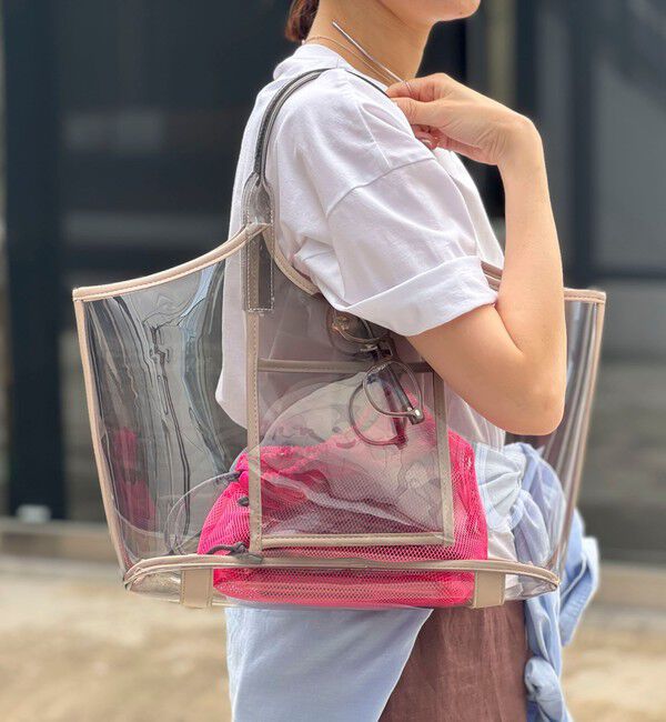 NOLLEY'S「PVCトート＆メッシュ巾着バッグ」|トートバッグ|