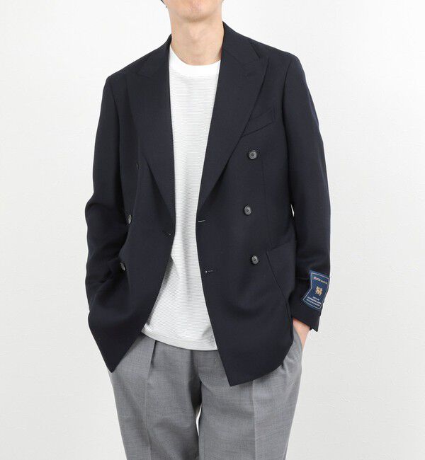 NOLLEY'S goodman「《ビジカジ対応》MARTIN ホップサックダブルJK 26SS」|テーラードジャケット|