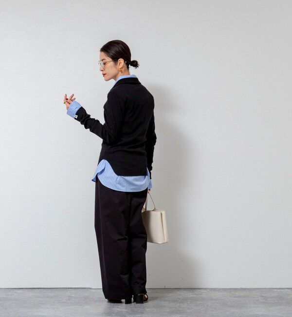 MAQWEL「【MAQWEL/マクウェル】COTTON RIBハーフジッププルオーバー」|Tシャツ・カットソー|