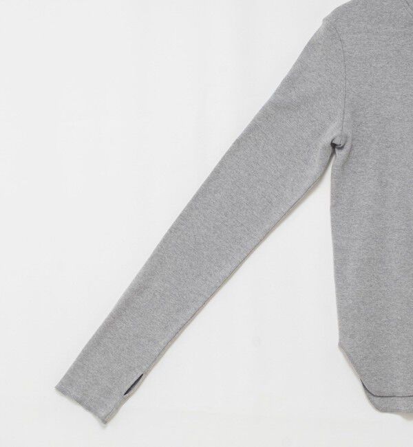 MAQWEL「【MAQWEL/マクウェル】COTTON RIBハーフジッププルオーバー」|Tシャツ・カットソー|