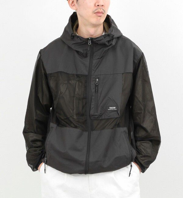 NOLLEY'S goodman「【TAION/タイオン】NON DOWN MOUNTAIN R/S W-ZIP HOOD JK 26SS」|ブルゾン・スタジャン|ブラック