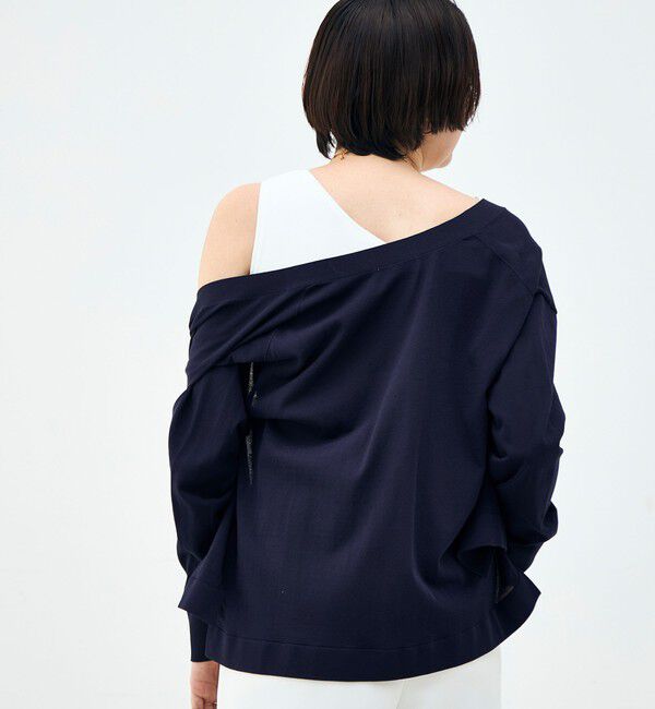 NOLLEY'S「《手洗い可能》アシメントリーカップ付きタンクトップ」|タンクトップ|