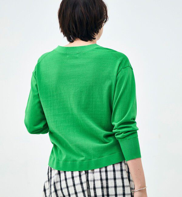 NOLLEY'S「【一部WEB限定カラー】《手洗い可能》エアリータッチゆったりVネックカーディガン」|カーディガン|