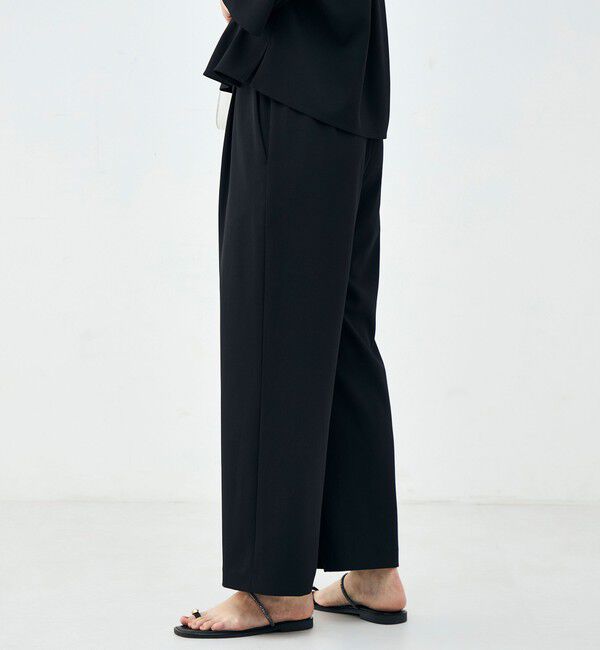 NOLLEY'S「《セットアップ対応》ウォッシャブルイージーツイルセミワイドパンツ」|その他|