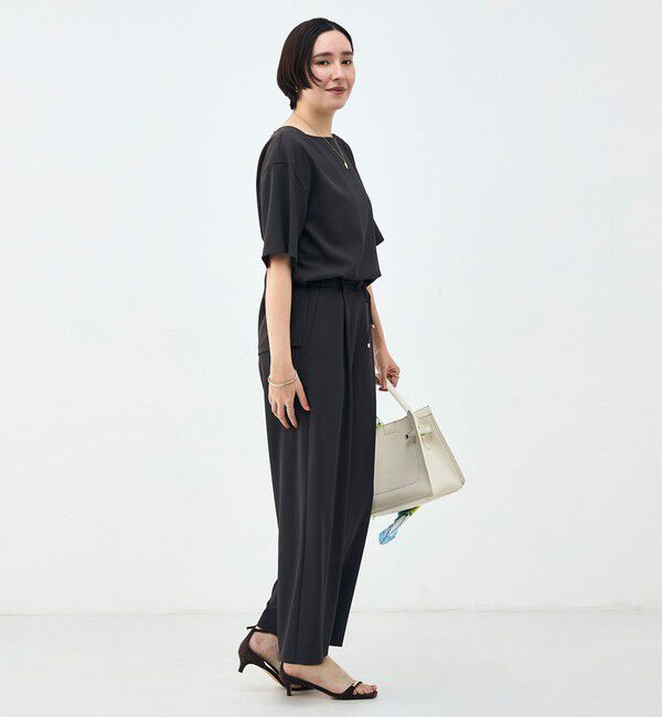 NOLLEY'S「《セットアップ対応》ウォッシャブルイージーツイルTブラウス」|シャツ・ブラウス|