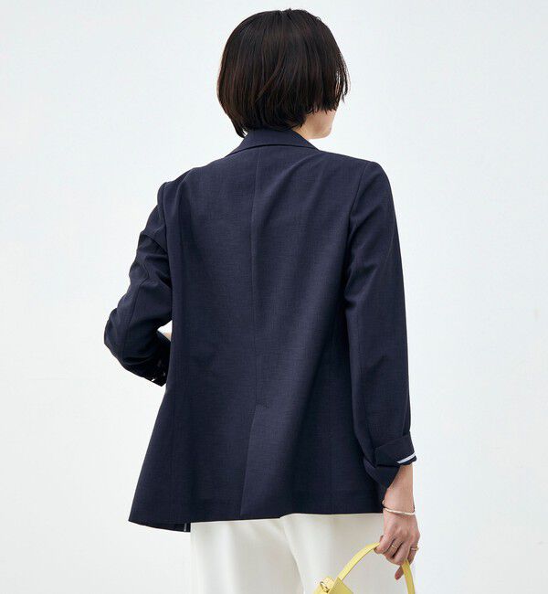 NOLLEY'S sophi「《セットアップ対応》ウォッシャブルブリーザブルシャンブレーダブルジャケット」|テーラードジャケット|