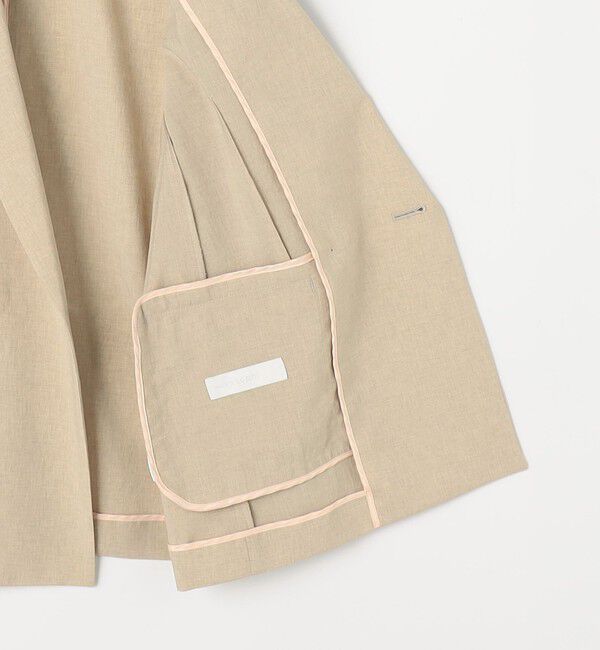 NOLLEY'S sophi「《セットアップ対応》ウォッシャブルブリーザブルシャンブレーダブルジャケット」|テーラードジャケット|