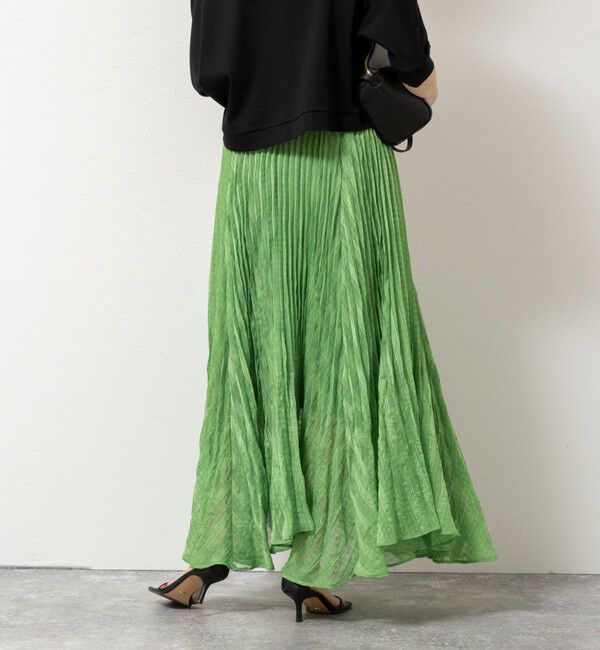 NOLLEY'S「【WEB限定】ウォッシャブルシアーチェックプリーツスカート」|スカート|