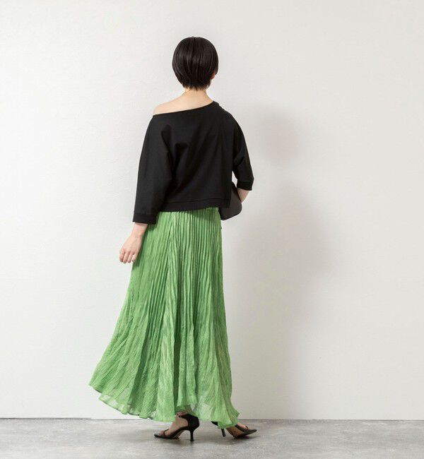 NOLLEY'S「【WEB限定】ウォッシャブルシアーチェックプリーツスカート」|スカート|