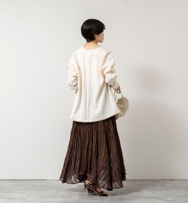 NOLLEY'S「【WEB限定】ウォッシャブルシアーチェックプリーツスカート」|スカート|