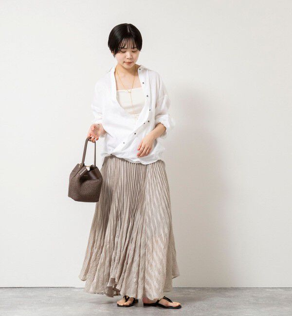 NOLLEY'S「【WEB限定】ウォッシャブルシアーチェックプリーツスカート」|スカート|