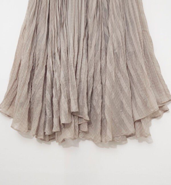 NOLLEY'S「【WEB限定】ウォッシャブルシアーチェックプリーツスカート」|スカート|