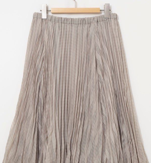 NOLLEY'S「【WEB限定】ウォッシャブルシアーチェックプリーツスカート」|スカート|