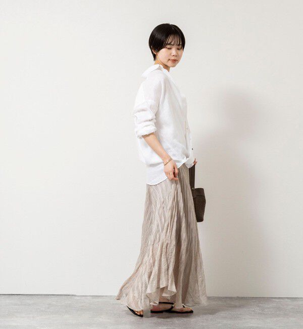 NOLLEY'S「【WEB限定】ウォッシャブルシアーチェックプリーツスカート」|スカート|