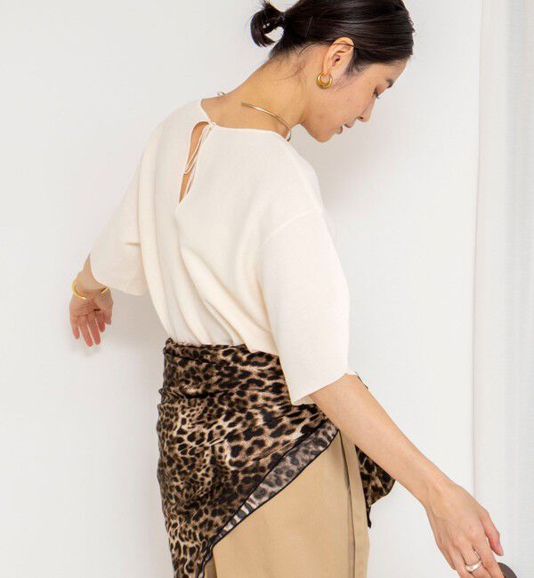 Rie Miller「《手洗い可能》トラペーズ2WAYプルオーバー」|ニット・セーター|