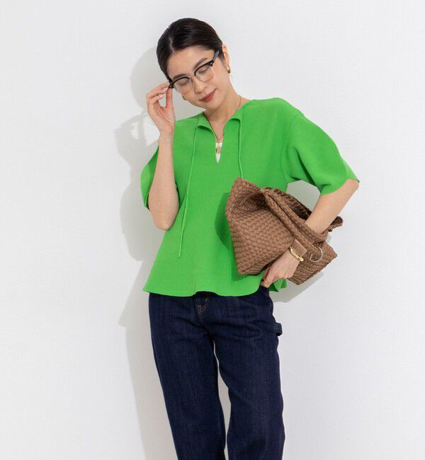 Rie Miller「《手洗い可能》トラペーズ2WAYプルオーバー」|ニット・セーター|