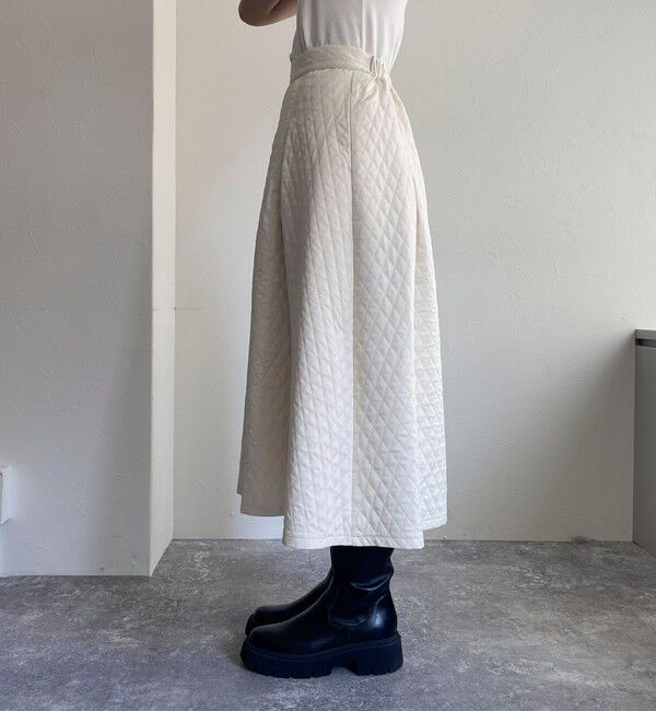 fredy emue「キルティングタックスカート」|スカート|