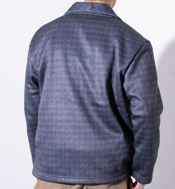 GLOSTER「【GLOSTER/グロスター】カチオンフリースボンディング くるみボタン ショールカーディガン」|カーディガン|