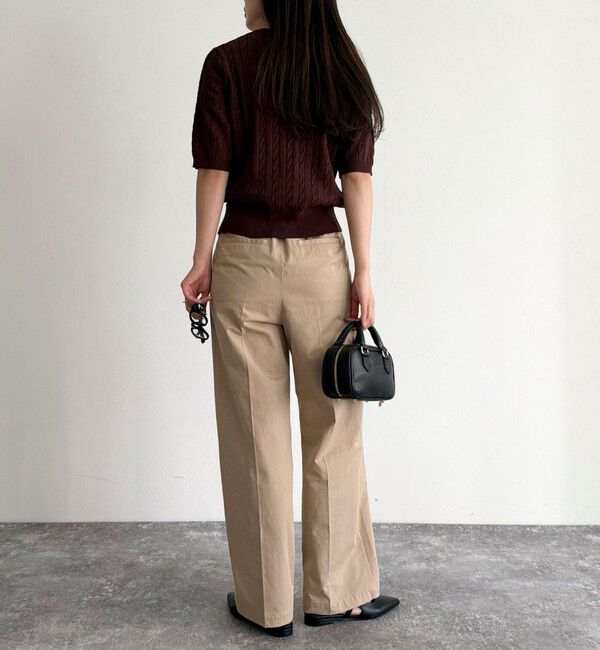 fredy emue「FR刺繍ケーブル柄半袖カーディガン」|カーディガン|