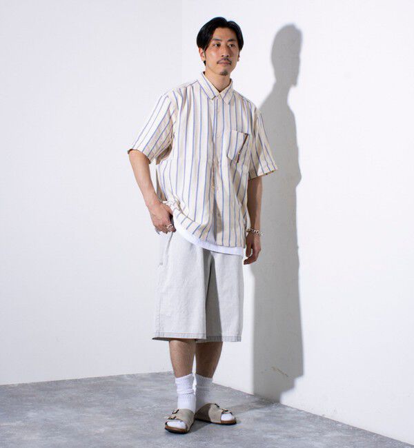 GLOSTER「【GLOSTER/グロスター】8オンスデニム ワイドショートパンツ ハーフパンツ」|その他|