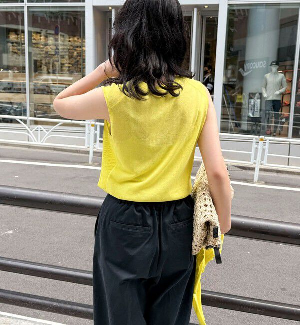 fredy emue「リネン混ノースリーブニットプルオーバー」|タンクトップ|