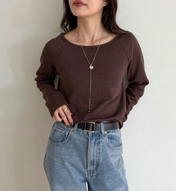 fredy emue「ハートチャームY字ロングネックレス」|ネックレス|