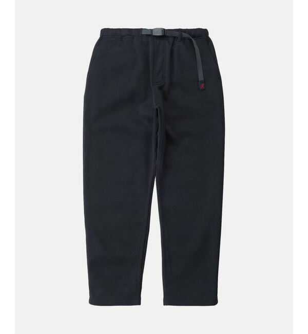 GLOSTER「【GRAMICCI】BONDING KNIT FLEECE EAZY TAPERED PANT」|チノ|ブラック