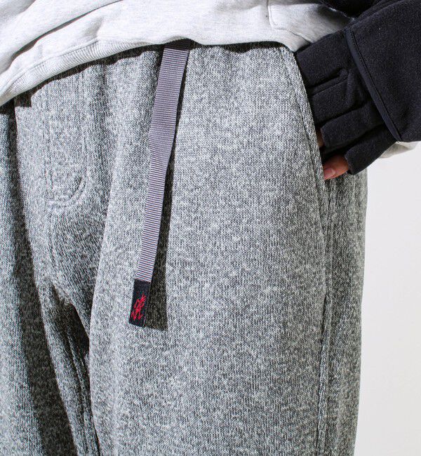 GLOSTER「【GRAMICCI】BONDING KNIT FLEECE EAZY TAPERED PANT」|チノ|