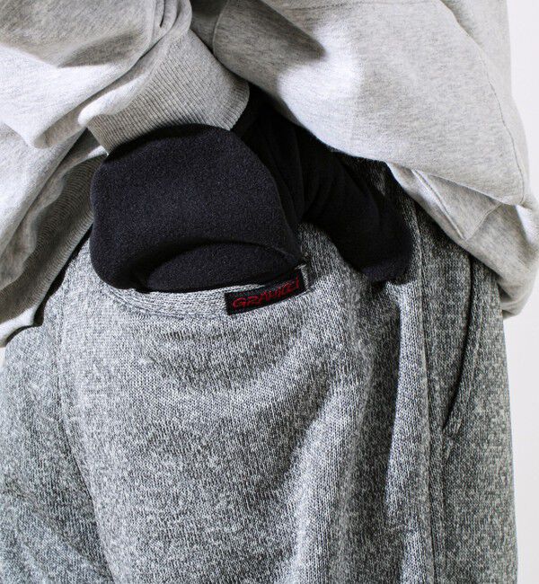 GLOSTER「【GRAMICCI】BONDING KNIT FLEECE EAZY TAPERED PANT」|チノ|