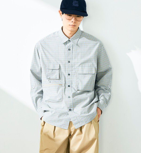 GLOSTER「【ギアディテール】チェック フィッシングシャツ」|シャツ・ブラウス|