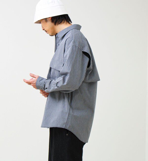 GLOSTER「【ギアディテール】チェック フィッシングシャツ」|シャツ・ブラウス|