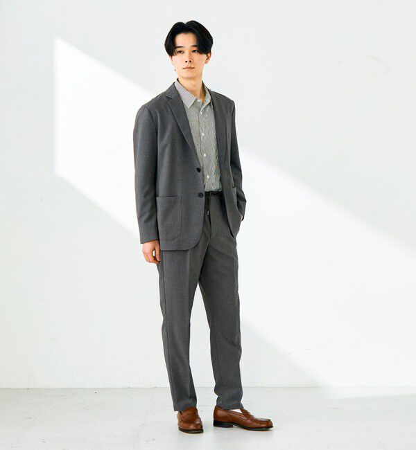 GLOSTER「【セットアップ対応】リネンタッチドビージャケット」|テーラードジャケット|