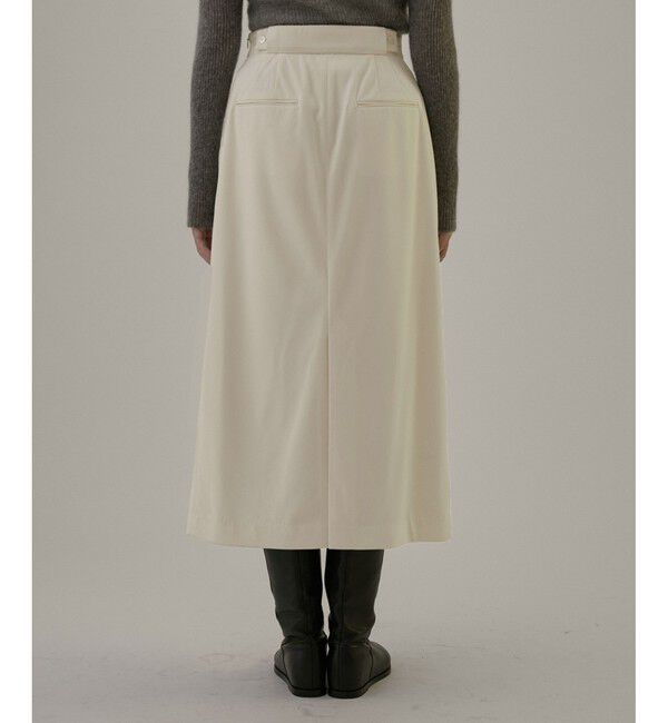 SALON adam et rope'「マイクロベロアツイルタックタイトスカート【洗える】」|スカート|