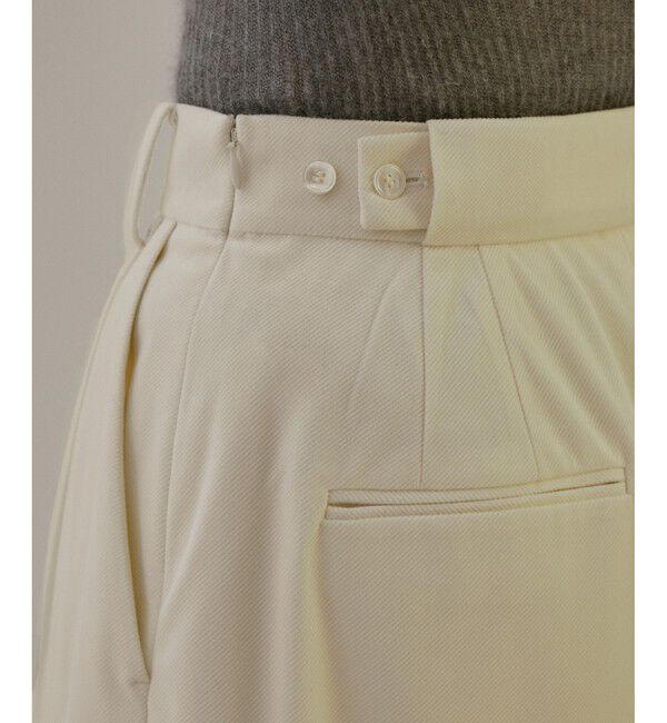 SALON adam et rope'「マイクロベロアツイルタックタイトスカート【洗える】」|スカート|