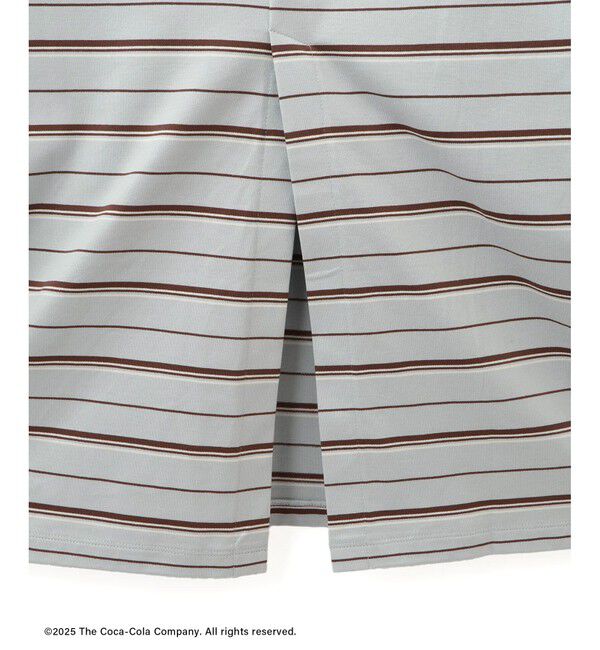 SALON adam et rope'「Coca-Cola マルチボーダーワンピース」|ワンピース|