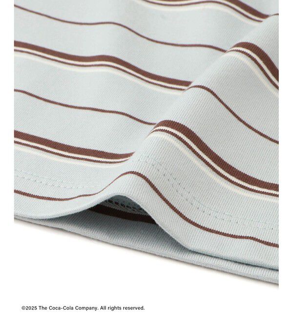 SALON adam et rope'「Coca-Cola マルチボーダーワンピース」|ワンピース|