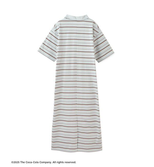 SALON adam et rope'「Coca-Cola マルチボーダーワンピース」|ワンピース|