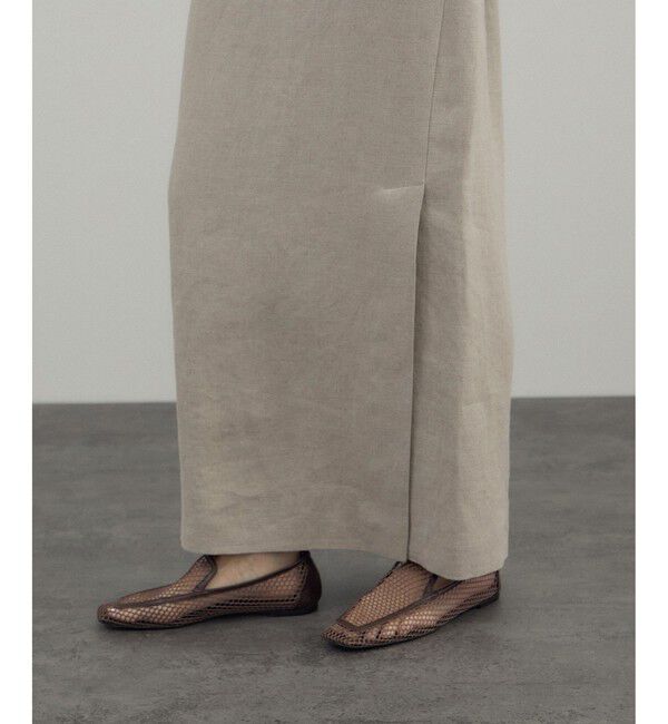 SALON adam et rope'「リネンドンゴロススカート/セットアップ対応」|スカート|