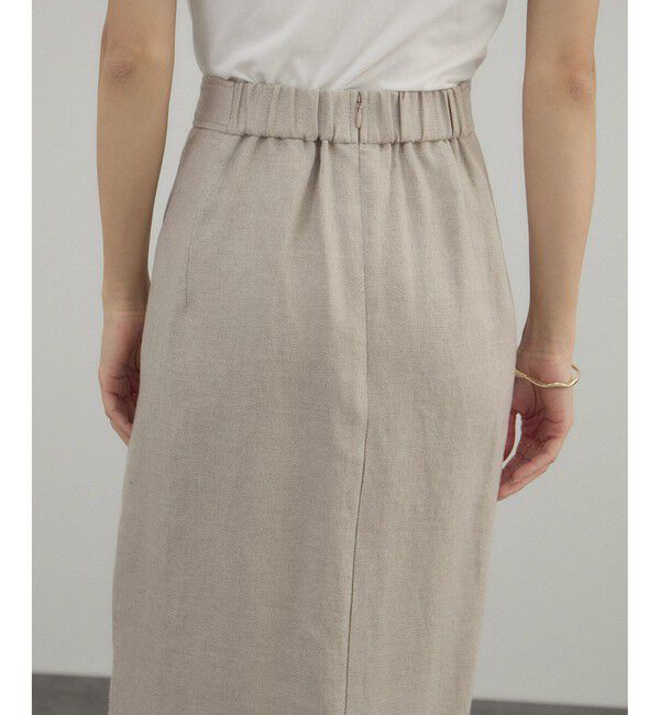 SALON adam et rope'「リネンドンゴロススカート/セットアップ対応」|スカート|