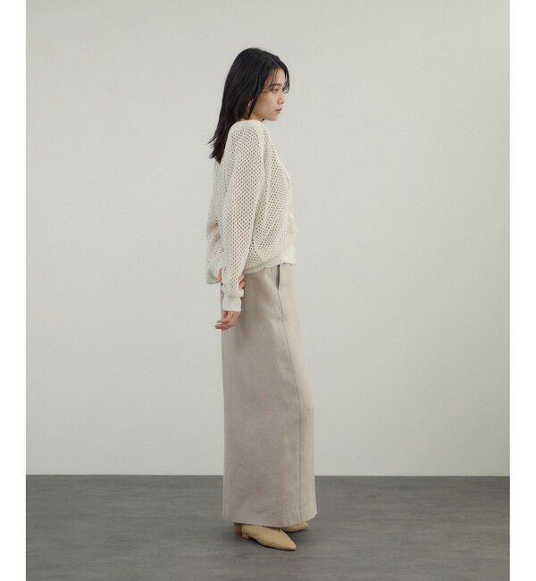 SALON adam et rope'「リネンドンゴロススカート/セットアップ対応」|スカート|