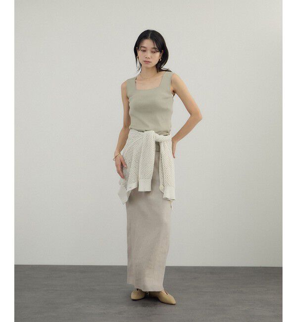 SALON adam et rope'「リネンドンゴロススカート/セットアップ対応」|スカート|