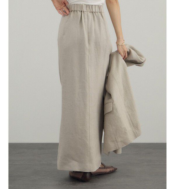 SALON adam et rope'「リネンドンゴロススカート/セットアップ対応」|スカート|
