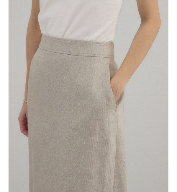 SALON adam et rope'「リネンドンゴロススカート/セットアップ対応」|スカート|