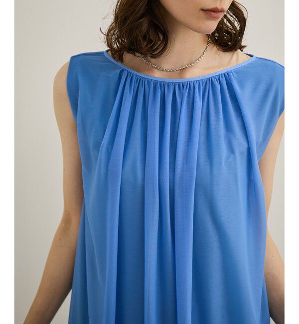 ROPE「ブライトネスヤーンギャザーワンピース/洗える」|ワンピース|