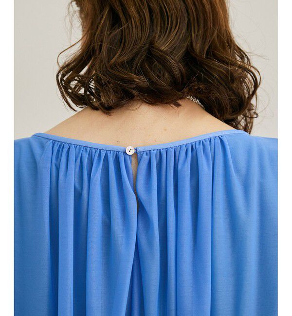 ROPE「ブライトネスヤーンギャザーワンピース/洗える」|ワンピース|