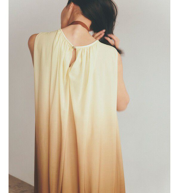 ROPE「ブライトネスヤーンギャザーワンピース/洗える」|ワンピース|