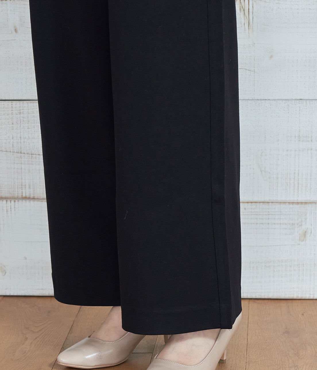 VIS「【WEB限定Lサイズ】ポンチイージーワイドパンツ」|スラックス|