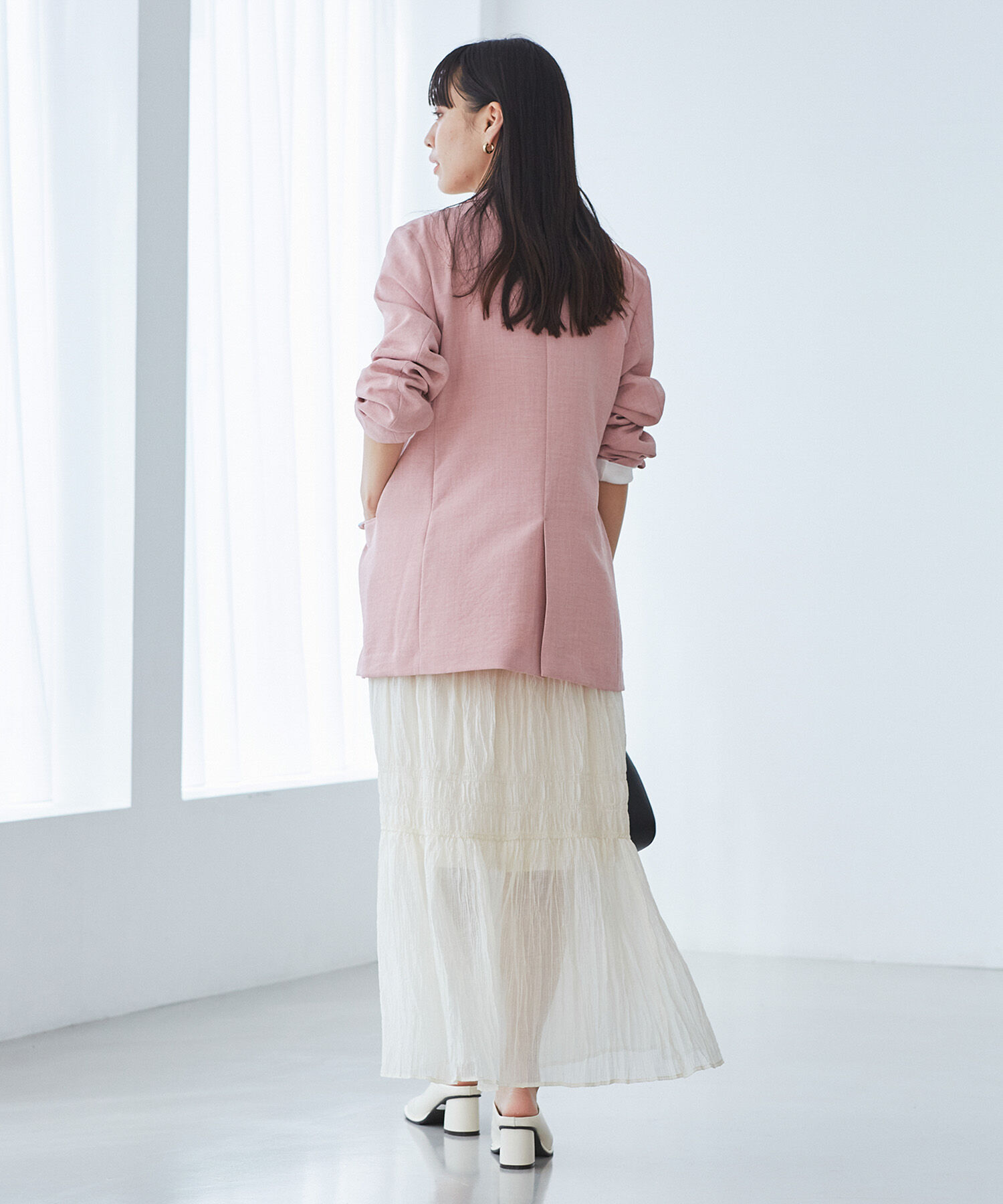 VIS「美easyテーラードジャケット【洗える】」|テーラードジャケット|